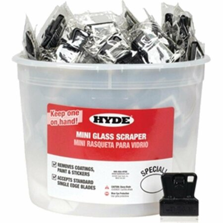 VORTEX 49515 Mini Glass Scraper Uncarded Bucket, 100PK VO3573173
